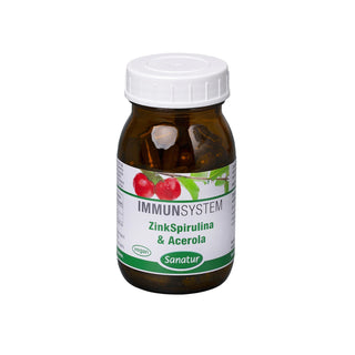 ZinkSpirulina & Acerola, IMMUNE SYSTEM, Sanatur, 180 capsules (90 g)