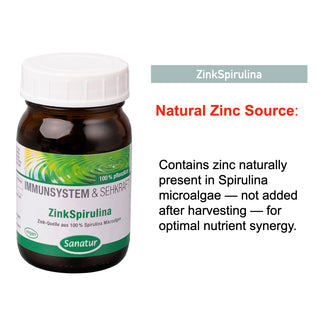 ZinkSpirulina, IMMUNE SYSTEM & VISION, Sanatur 250 tablets (100 g)