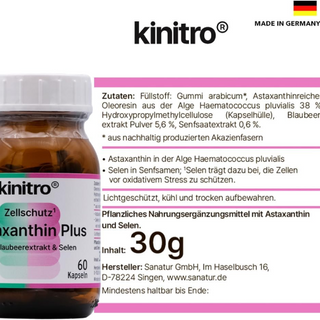 KINITRO Astaxanthin Plus 60 Capsules
