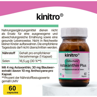 KINITRO Astaxanthin Plus 60 Capsules