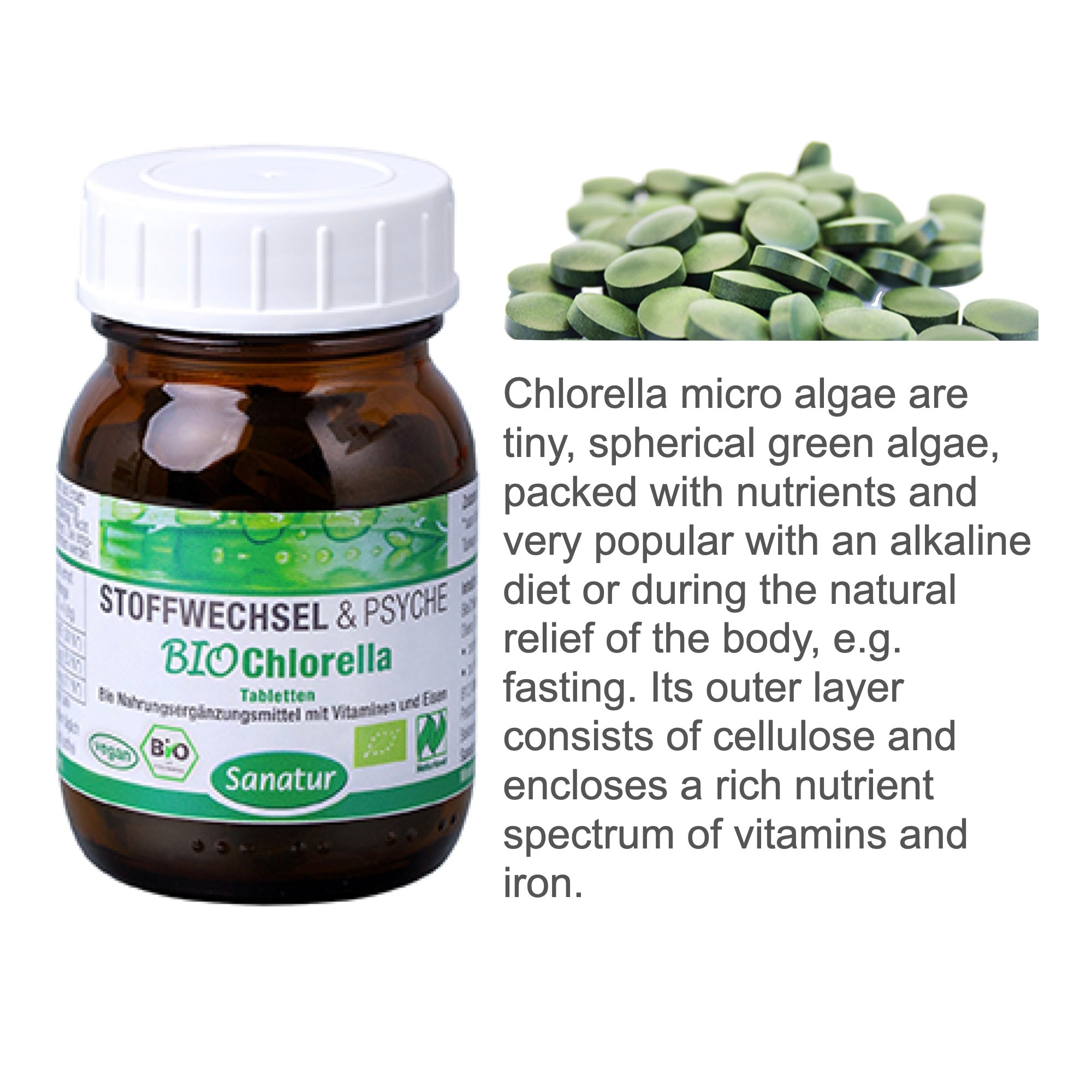 BioClorella Naturland 100 tablets