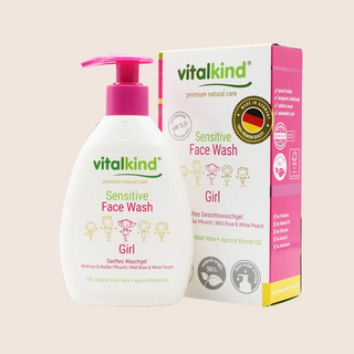VITALKIND Girl Sensitive Face Wash, 200 ml