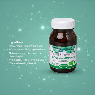 Sanatur BioSpirulina and BioChlorella organic ingredient information