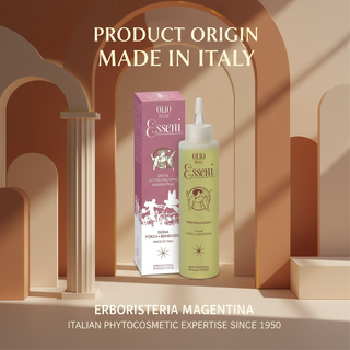 Esseni Massage Oil 150ml product origin: Made in Italy by Erboristeria Magentina