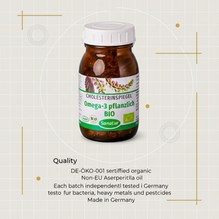 Sanatur organic perilla oil certification and quality testing information