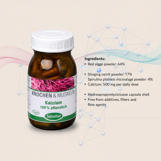Sanatur Calcium red algae and stinging nettle ingredient information