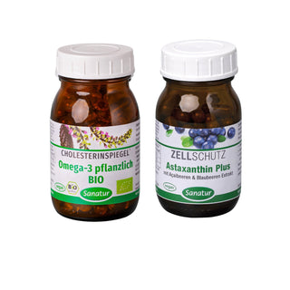 VitalSynergy Set: Omega-3 herbal  plus Astaxanthin Sanatur