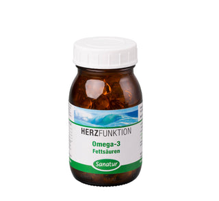 Fish oil (Omega-3 fatty acids) HEART FUNKTION, Sanatur, 120 capsules 85 g