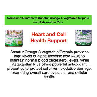 VitalSynergy Set: Omega-3 herbal  plus Astaxanthin Sanatur