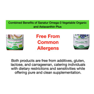 VitalSynergy Set: Omega-3 herbal  plus Astaxanthin Sanatur