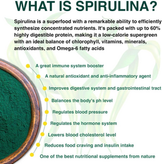 KINITRO Organic Bio Spirulina 100 Tablets