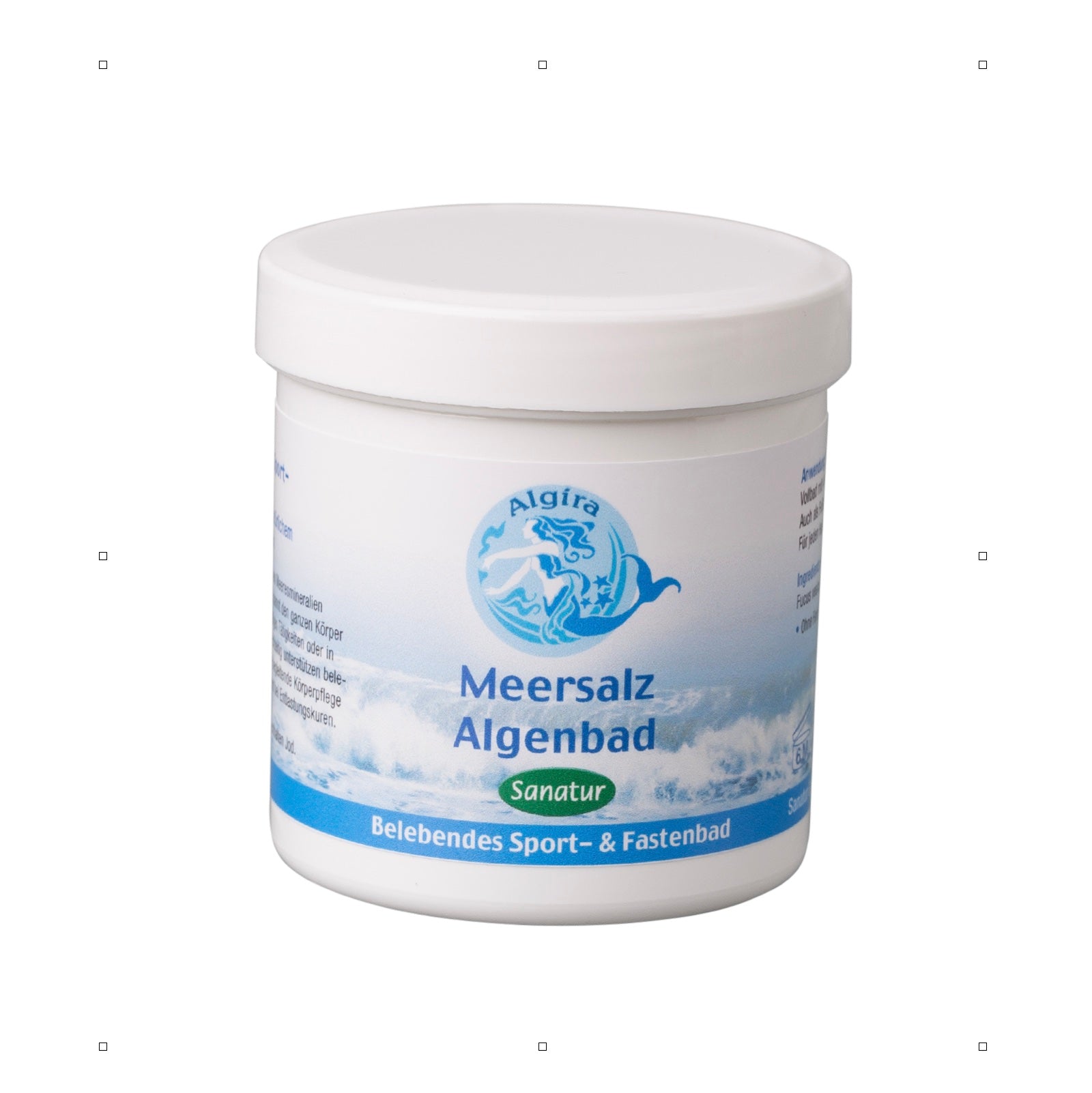 Algira sea salt algae bath ALKALINE & NATURAL Alkaline wellness bath  Suitable for all skin types 1500 g can