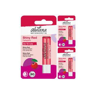 ALVIANA Lip Balm Shiny Red, 4,5 g