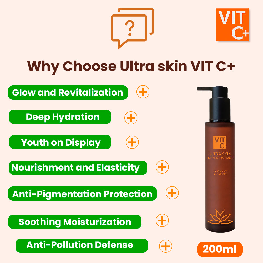 VIT C+ Ultra Skin Hand/Body 24h Cream