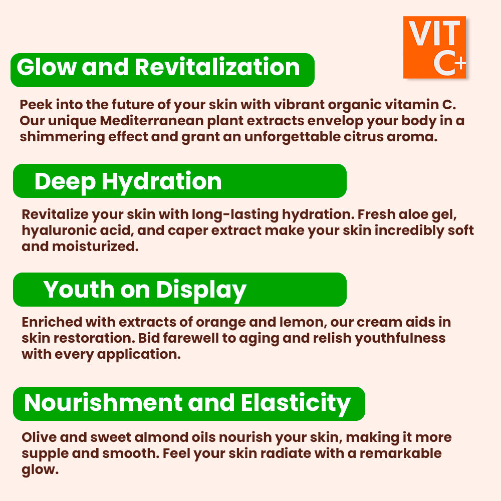 VIT C+ Ultra Skin Hand/Body 24h Cream